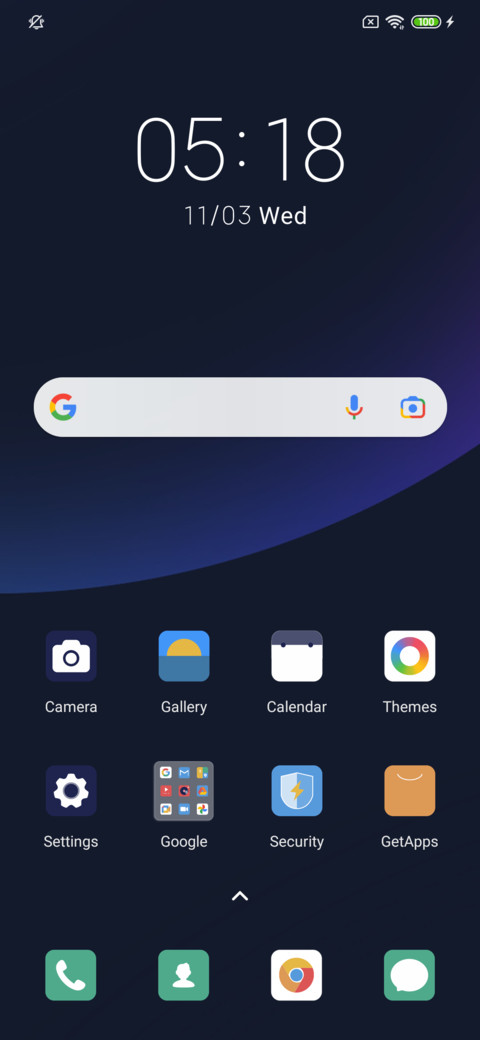 Dark through screenshot