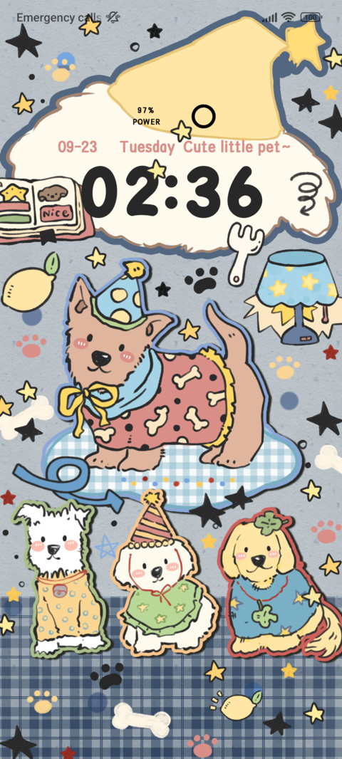 Retro Doodle Paws screenshot