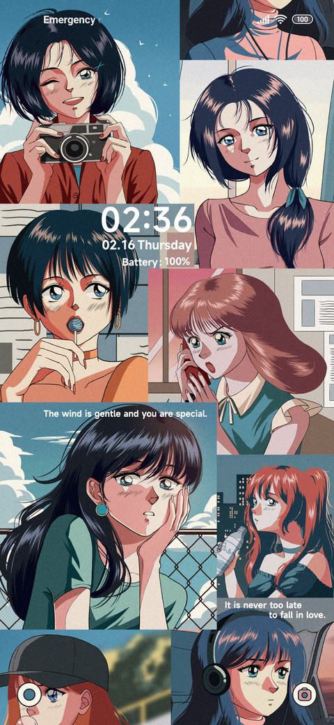 Retro girl screenshot