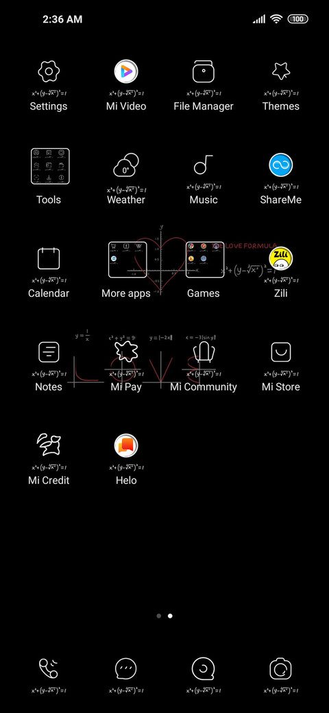 Line love formula screenshot