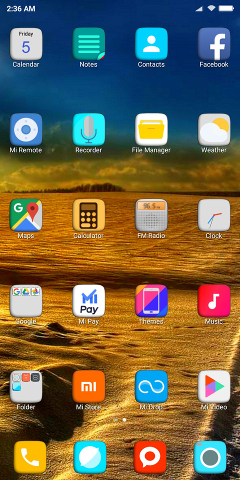 Desert Sand W10 screenshot
