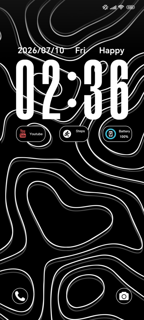 Dark Ink Curve screenshot