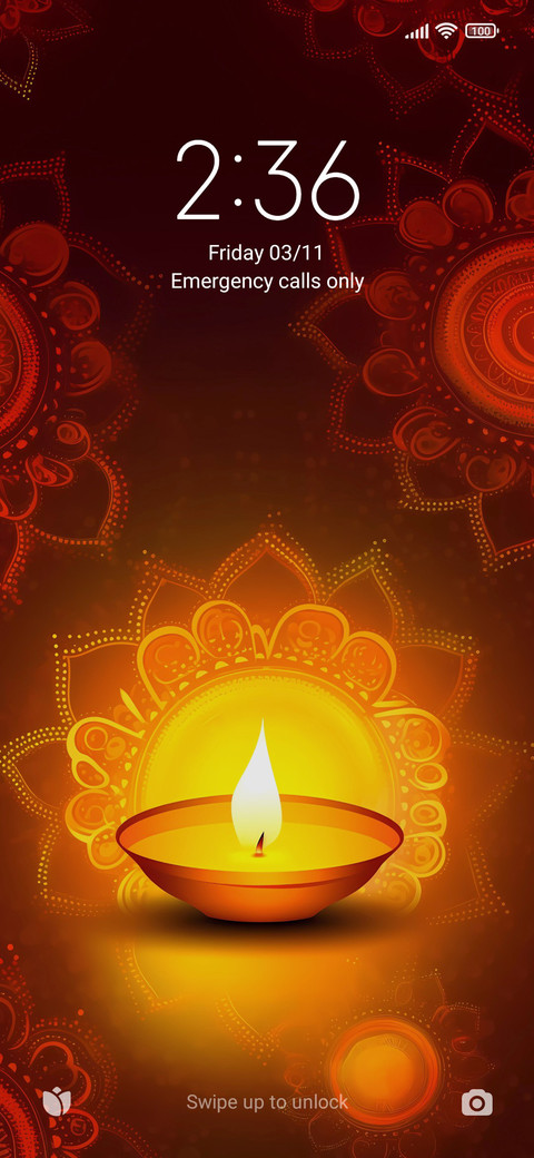 Festive oil lamp screenshot