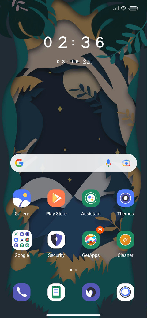 Paper cut style screenshot