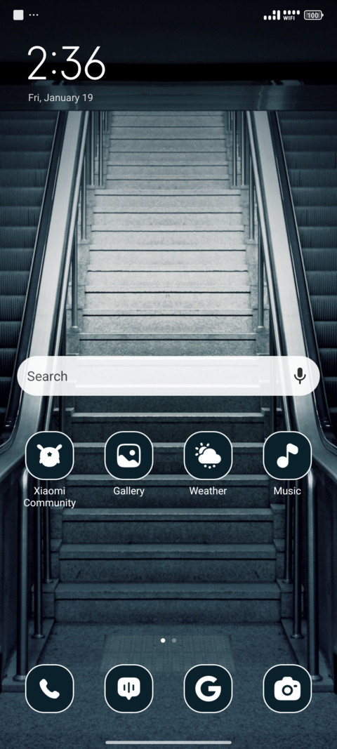 Escalator stairs screenshot