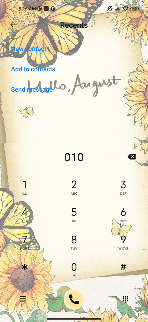 Watercolor flower screenshot