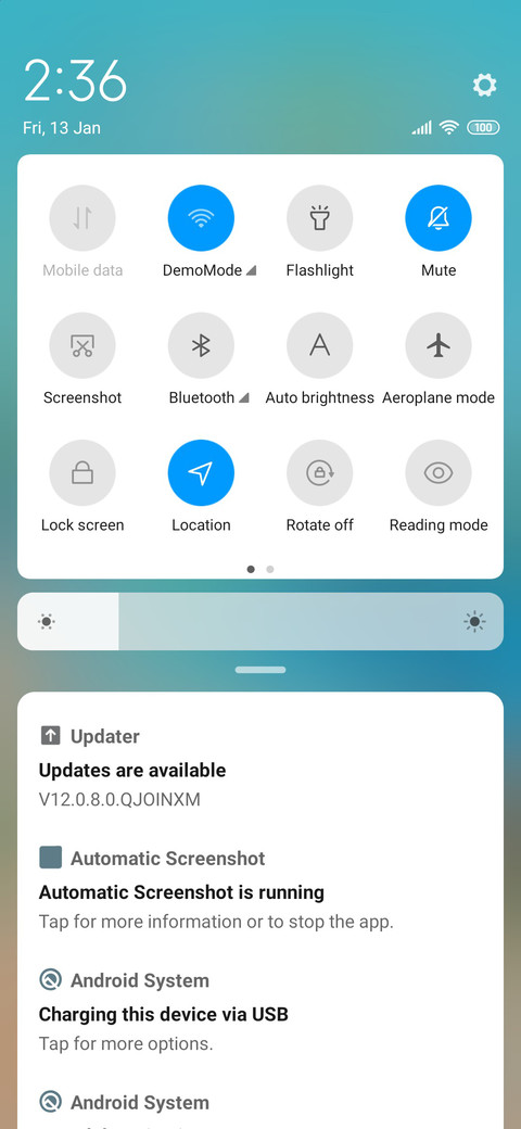A calm day screenshot