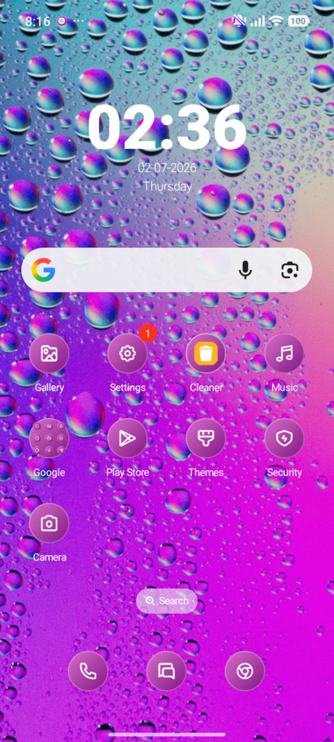 Water Drops screenshot