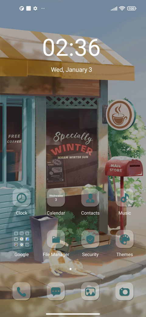 Warm Winter Cafe screenshot