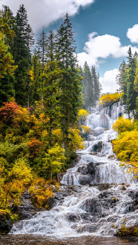 Gannan Dayu Valley Colorful Forest Waterfall screenshot