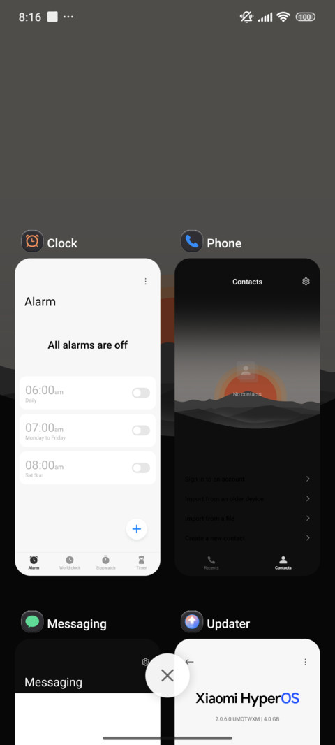 Screen Peak Dusk screenshot