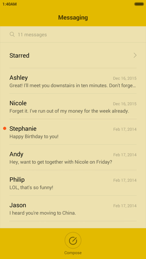  IN Gold Mosaic screenshot