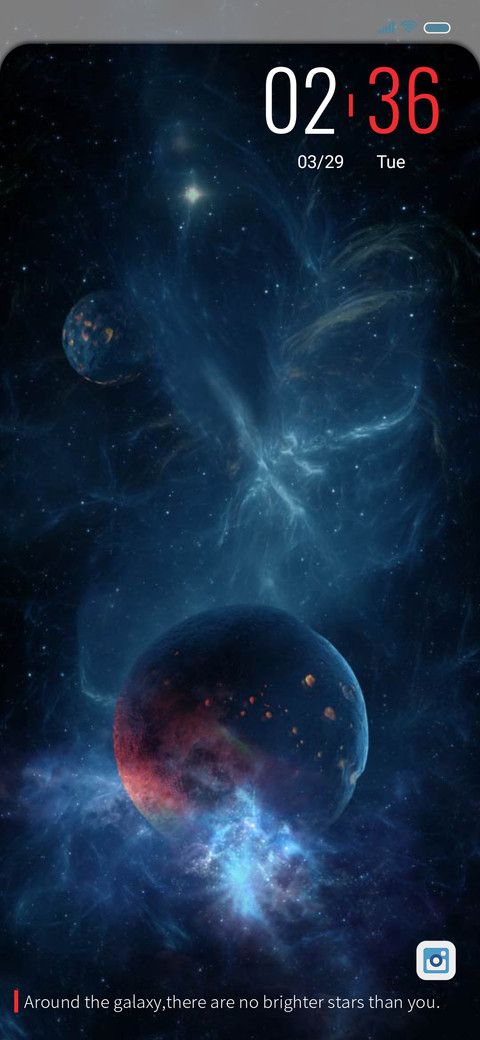 Cosmic space screenshot