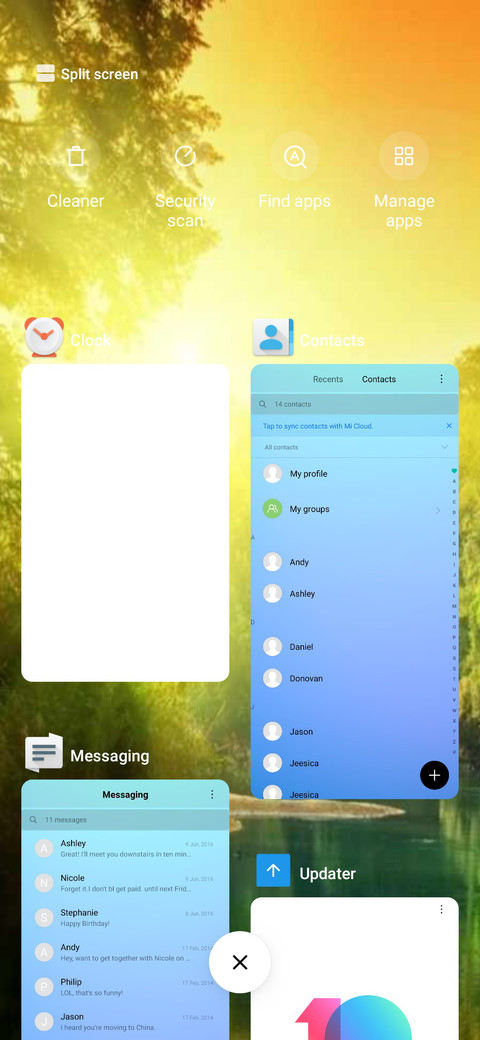Morning screenshot