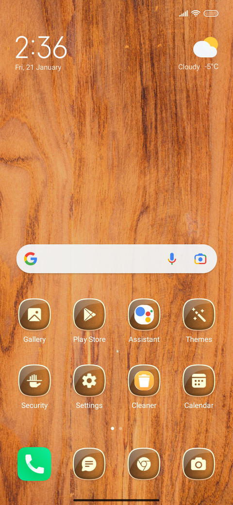 The Wooden Look screenshot
