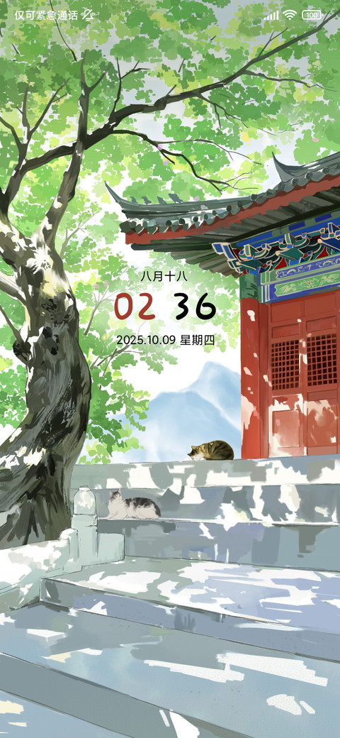 树影猫闲 screenshot