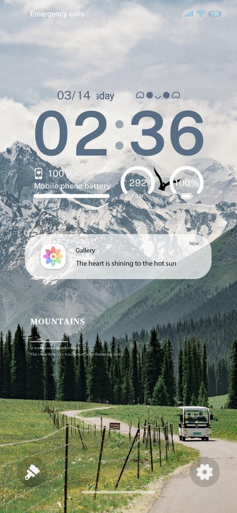 Eye guard Mountain screenshot