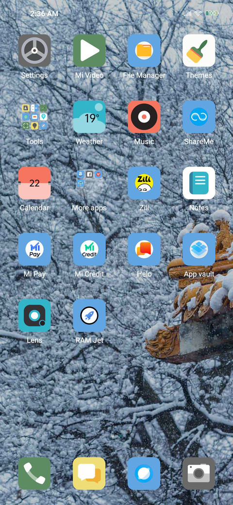 Roof snow screenshot
