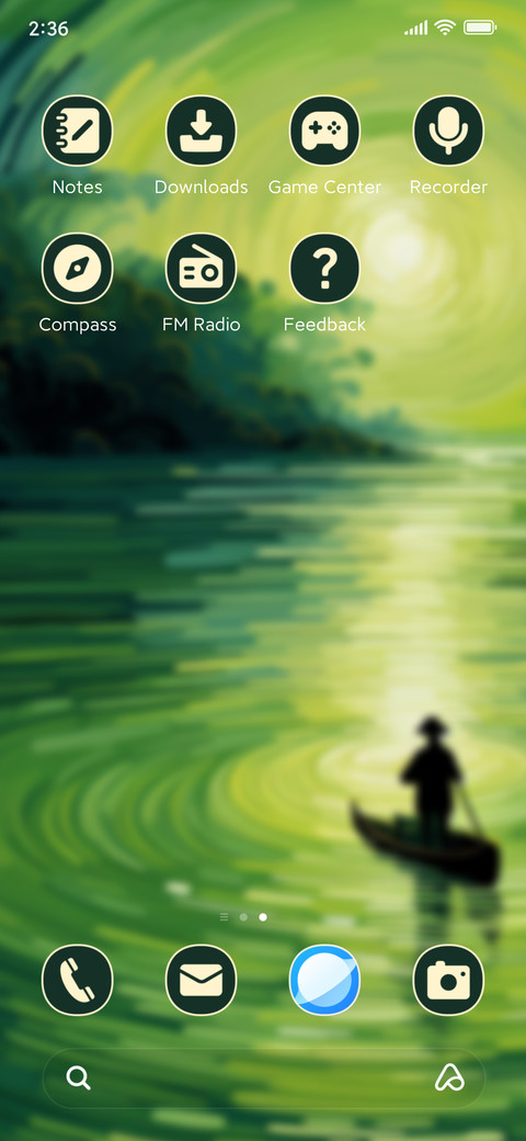 Calm lake surface1 screenshot