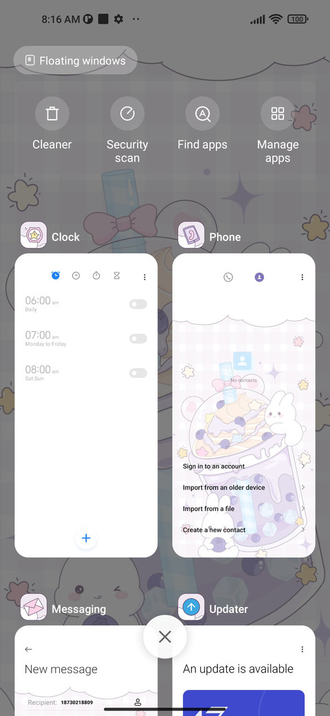 Rabbit milk tea screenshot
