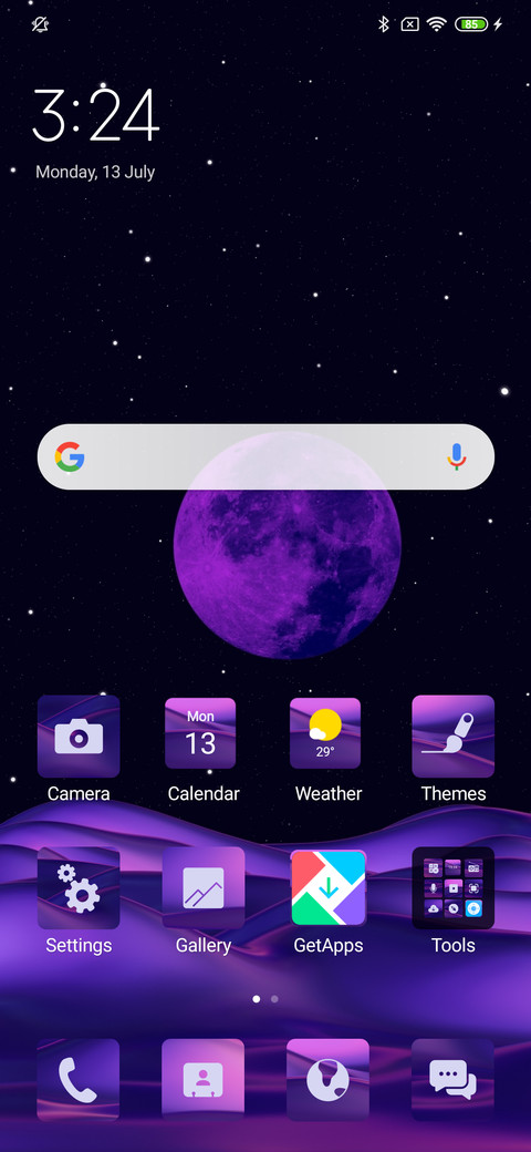 Space Purple  Dark  screenshot