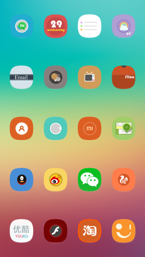 iOS9-Colourful screenshot