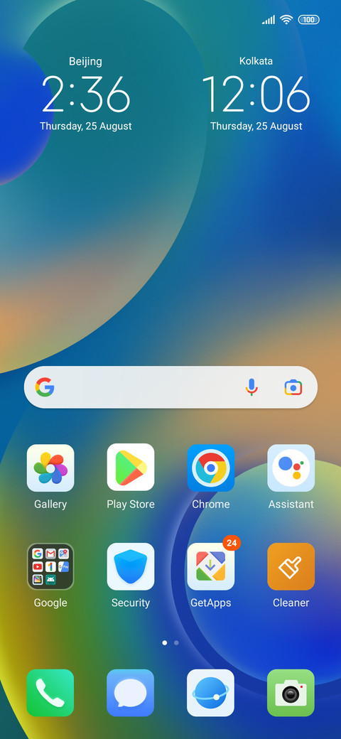 OS Still Blue screenshot