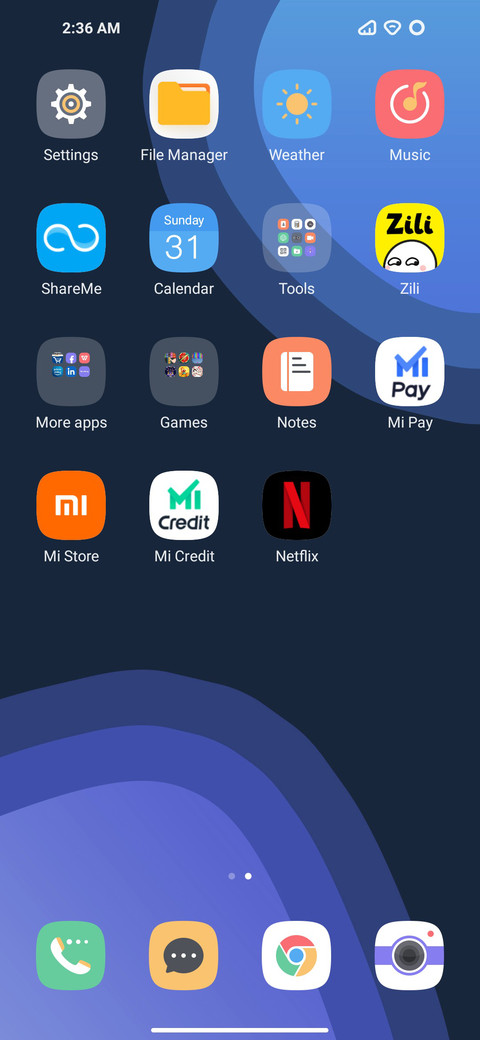 Binary MIUI screenshot