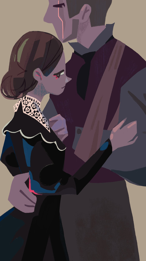 Cartoon anime illustrations screenshot