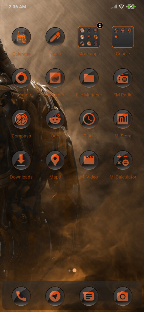 Orange  Gradient X screenshot