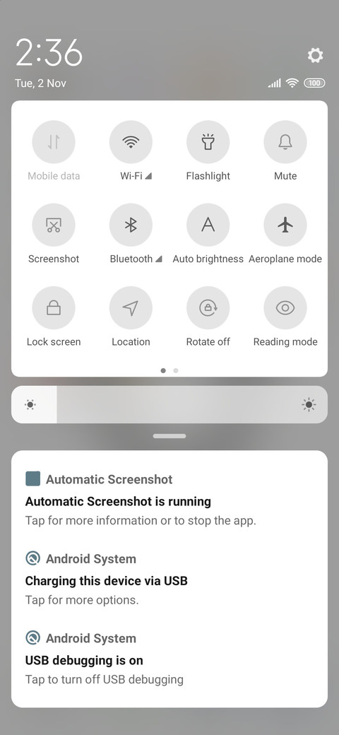 Black shark screenshot