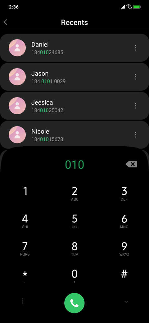 OneUi Black Q screenshot