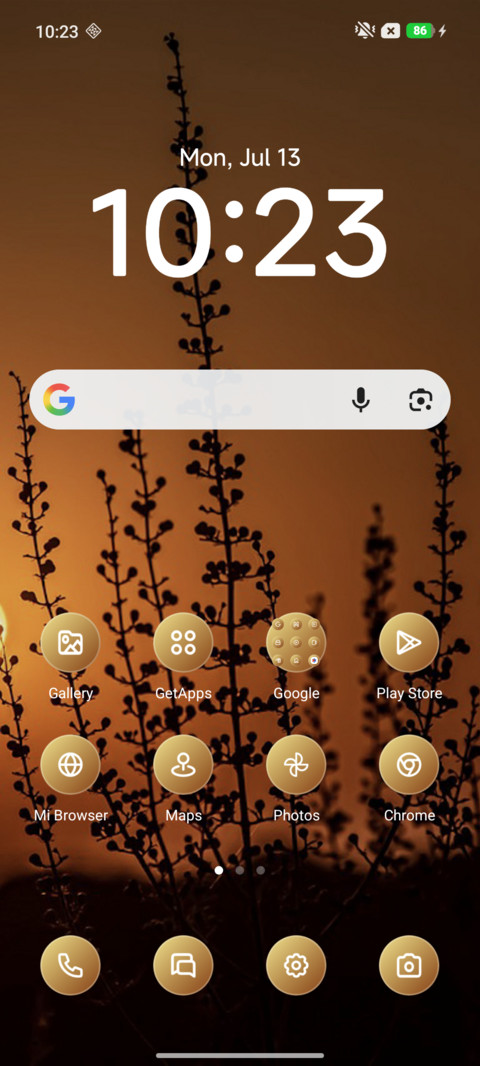 Sunset screenshot