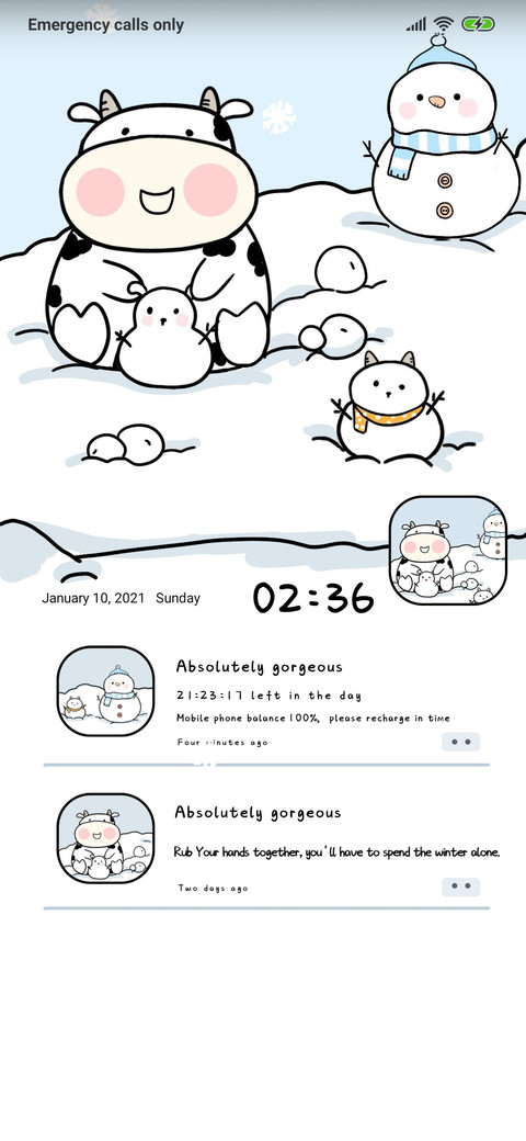 Snowman screenshot
