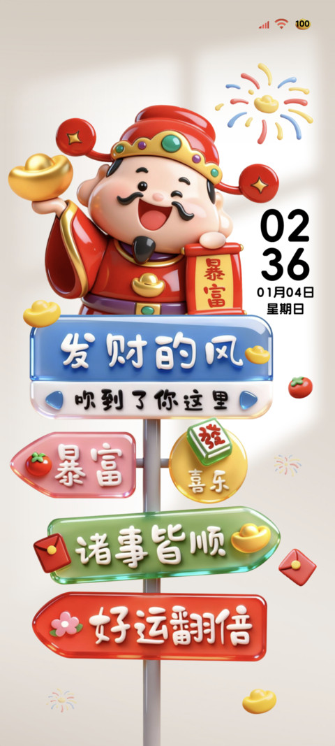 财神送福 多换图 screenshot