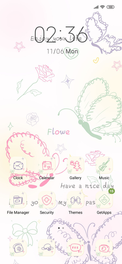 Colorful Butterfly screenshot