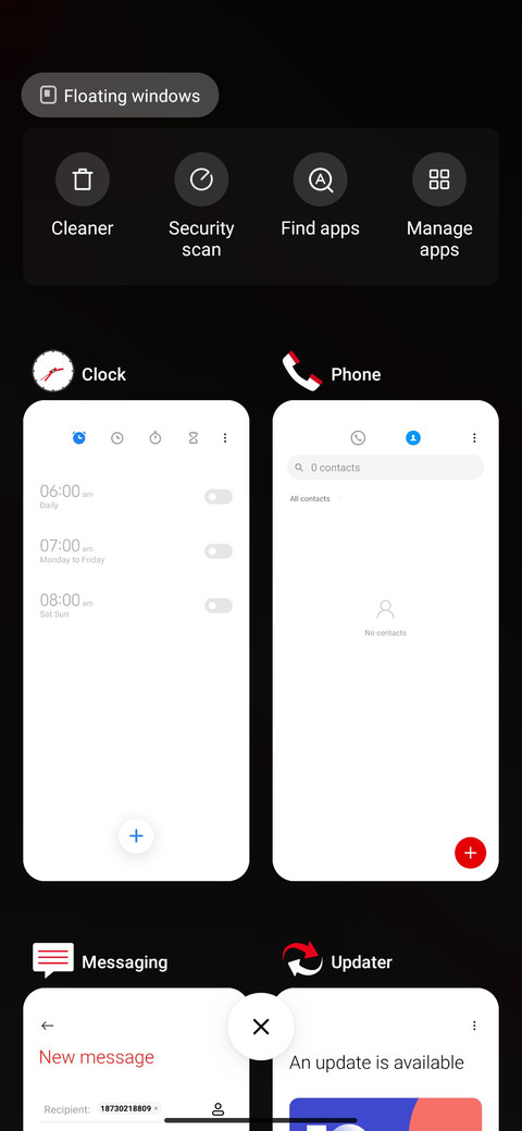 HTC Dark Red screenshot