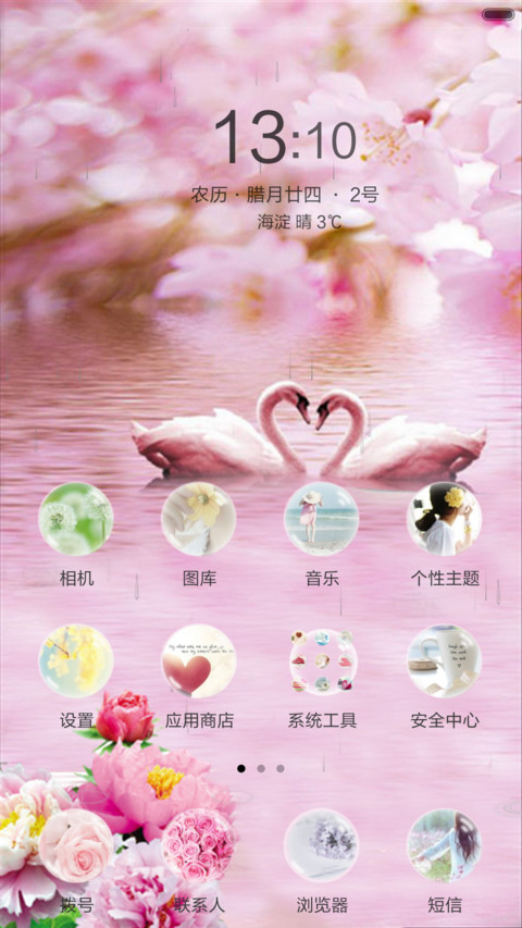 白天鹅（动态效果+全图标） screenshot