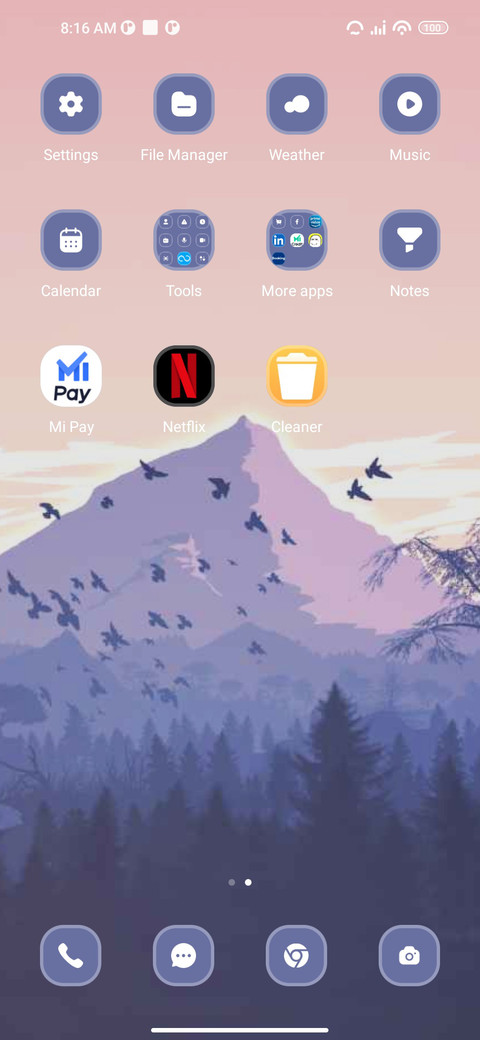 Mountains screenshot