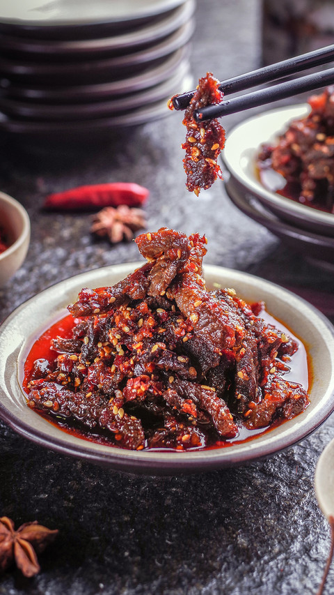 麻辣牛肉 开胃下饭 screenshot