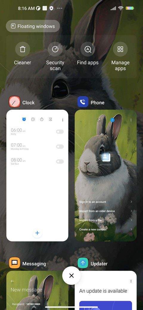 Foraging rabbit screenshot
