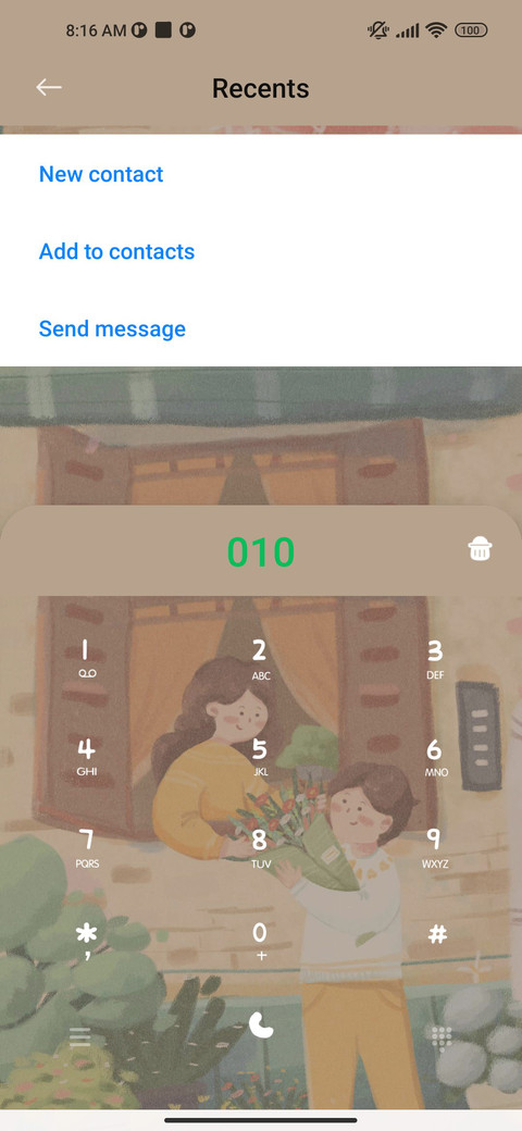 Bouquet of flowers screenshot