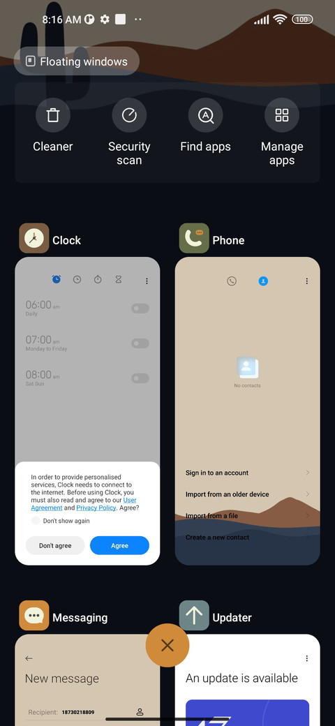 Massif screenshot