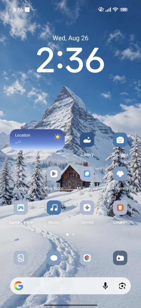 Snowfall Chalet screenshot