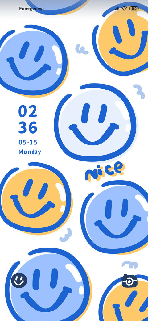 Oil Smile Blue screenshot