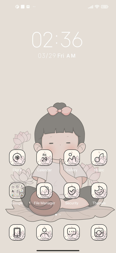 Buddha style lotus screenshot