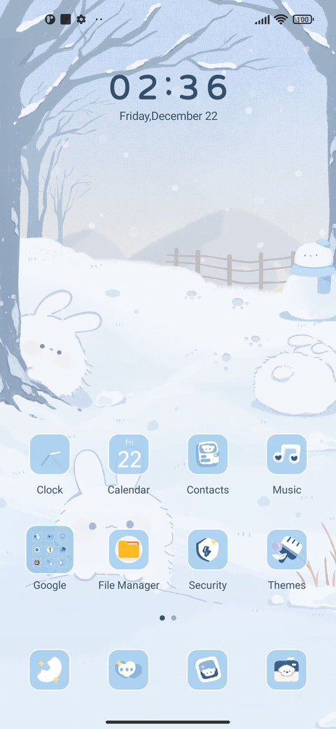 Winter rabbit screenshot