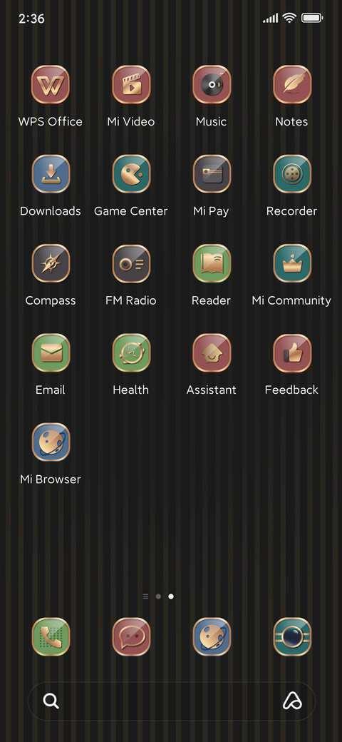Luxury gold screenshot