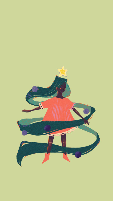 Cartoon anime illustrations screenshot