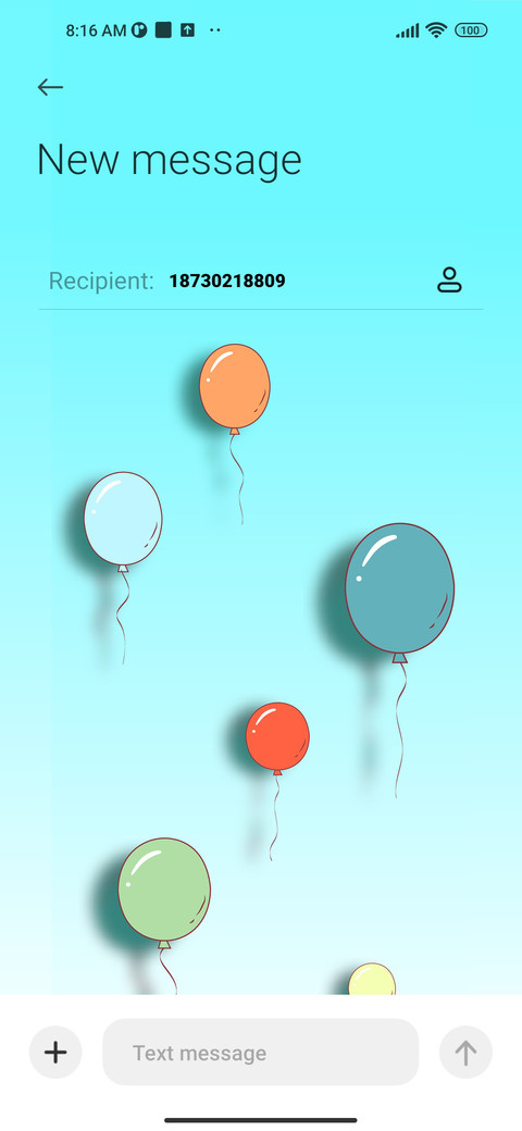 Colorful balloons screenshot